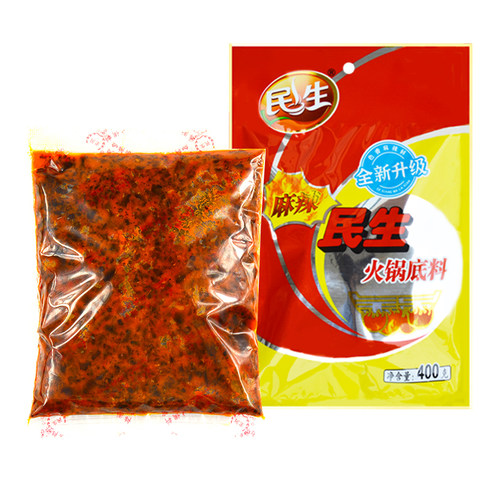 购三江 宜宾民生火锅底料3袋 四川特产麻辣牛油冒菜火锅料调料 - 图1