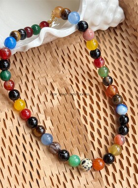 云岛有羊好寓意转运招财串珠颈链