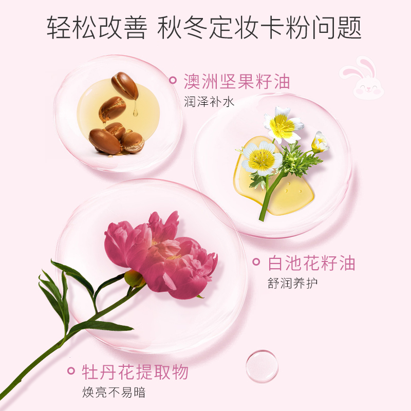 MENOW美诺兔子粉饼兔年限定蜜粉饼控油定妆持久遮瑕哑光散粉磨皮 - 图2