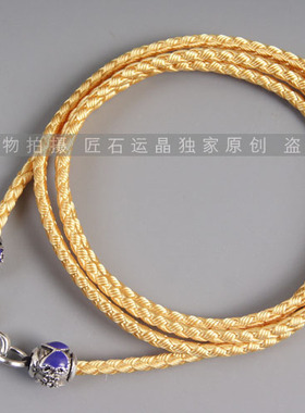 原创泰国佛牌链黄金佛牌链子蜜蜡