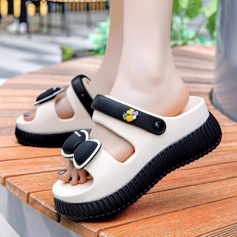 新年厚底拖鞋女夏网红时尚ins风凉拖鞋居家防滑两穿凉鞋休闲外出,淘宝优惠券,粉丝福利购,淘宝优惠卷