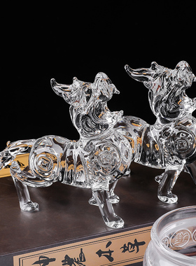 水晶貔貅招财财源滚滚装饰摆件