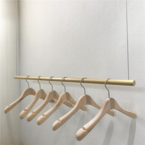 Clothing Store Hanger Frame hanger Nano Gold Women Clothing Suspended Hanger Upper Wall Hanging Clothes Rod Subwall Wall-mounted