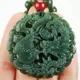 Natural Xinjiang Hotan jade green jade dragon and phoenix jade pendant for male and female couples, a pair of jade pendants, waist pendants, ancient style necklace pendants