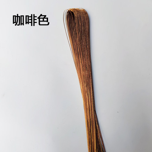 丝网花材料手工艺花制作材料DIY彩色铁丝论斤销售22号24号铁丝 - 图0