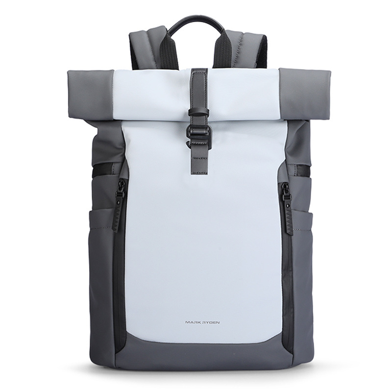MARK RYDEN新款商务通勤双肩包男大容量休闲旅行袋牛津布电脑背包 - 图3