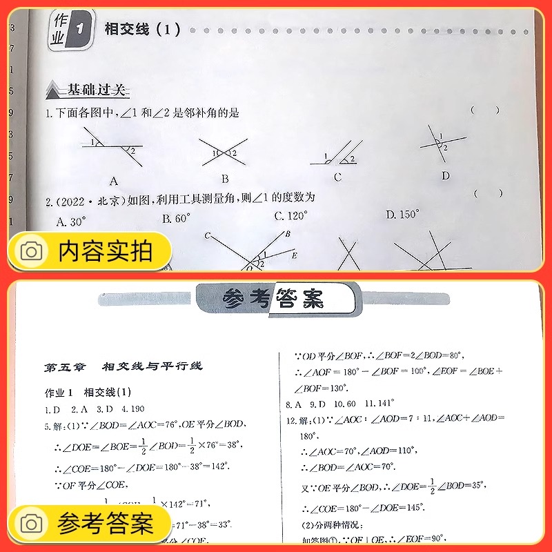 2024启东中学作业本七年级下册数学人教版RJ数学七年级下语文数学英语华师大北师版七八年级下册九年级数学同步练习册辅导资料书-图0