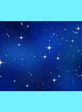 包厢卧室防水自粘定制星空墙贴画