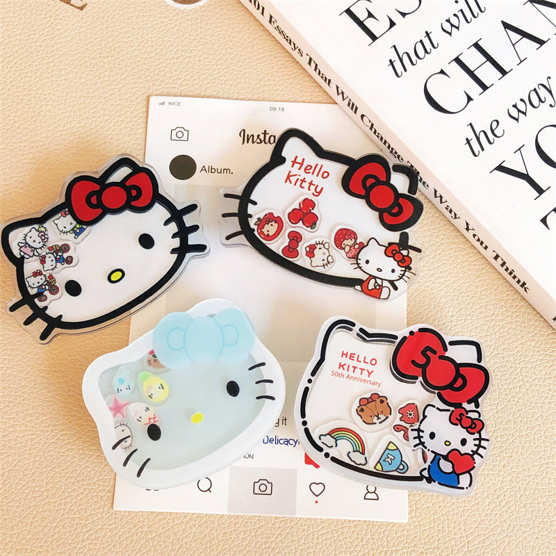 新款可爱凯蒂猫手机摇摇乐气囊支架可伸缩折叠粘贴式指环扣简约,淘宝优惠券,粉丝福利购,淘宝优惠卷