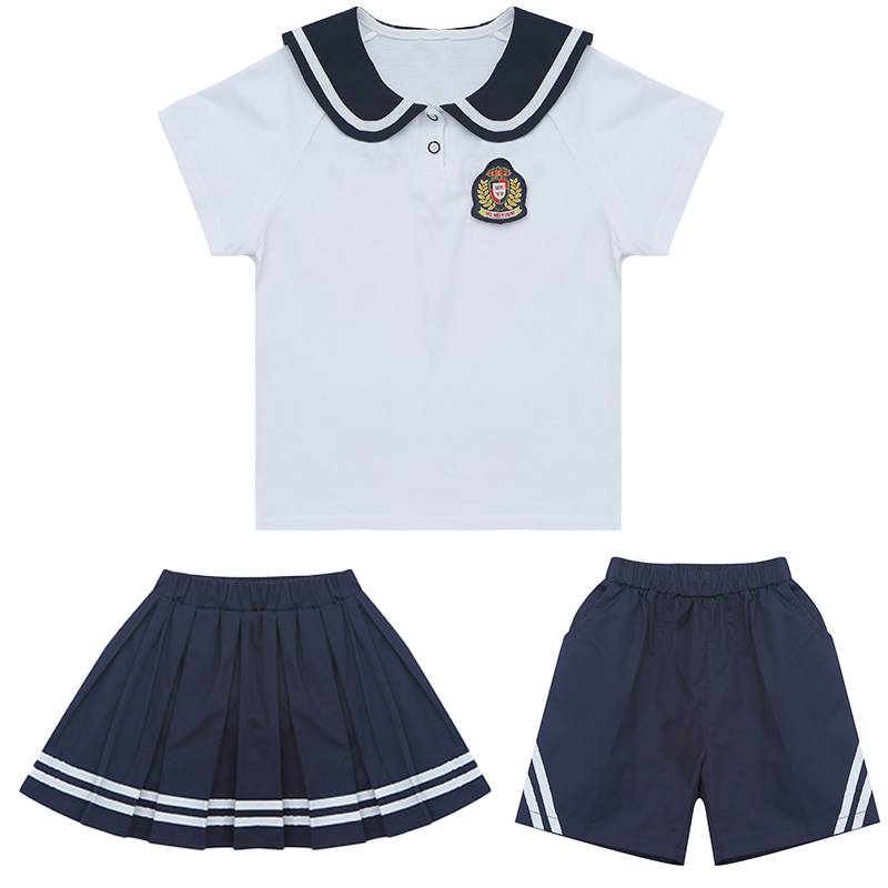 幼儿园园服夏装毕业服装大班拍照衣服儿童合唱演出服小学生表演服-图3