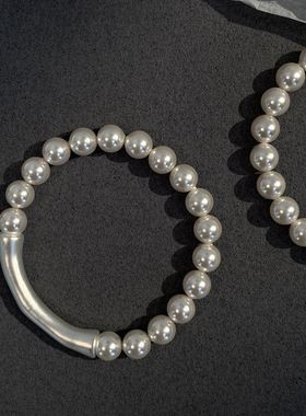 奥地利进口施家珍珠圆珠手链女