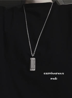 潜入深海可吹声情侣口哨文艺项链