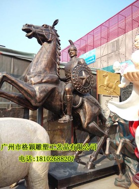 古罗马景观玻璃钢欧式风工艺品