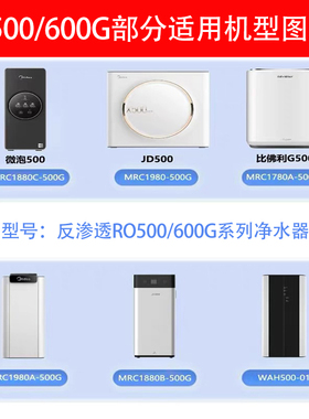 适用美的净水器S1滤芯MRO1790B MRC1686A华凌400G 比弗利RO膜G500