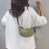 Mini bag for women 2026 new trendy versatile sports student shoulder messenger bag lightweight canvas dumpling bag