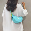 Linglan Japanese and Korean popular simple casual canvas small bag