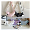 Linglan five-color Korean fashion cross-body dumpling bag