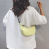 Mini bag for women 2026 new trendy versatile sports student shoulder messenger bag lightweight canvas dumpling bag