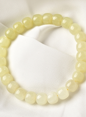 新疆黄口料和田玉手串若羌女士