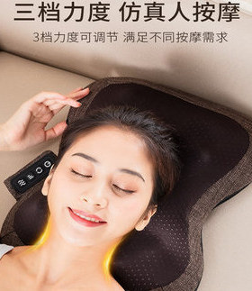 腰颈椎按摩器背部腰部肩部多功能全身椅车载家用垫靠背垫子靠垫仪