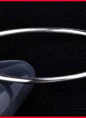 文泽百岁银坊时珠手工定制银饰足银手镯成人宝宝银脚镯NO1272