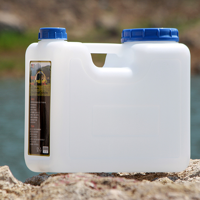 LAN LAND 户外饮用水四方水桶 车载储水桶 食品级PE加厚装水桶