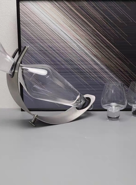 轻奢样板间酒具玻璃现代