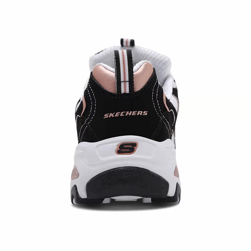 skechers女厚底增高绑带熊猫鞋 SKECHERS海外板鞋/休闲鞋