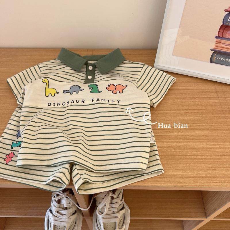 2025童.装夏季新款韩版男.童宝宝套装小童条纹poloT恤短裤两件套J,淘宝优惠券,粉丝福利购,淘宝优惠卷
