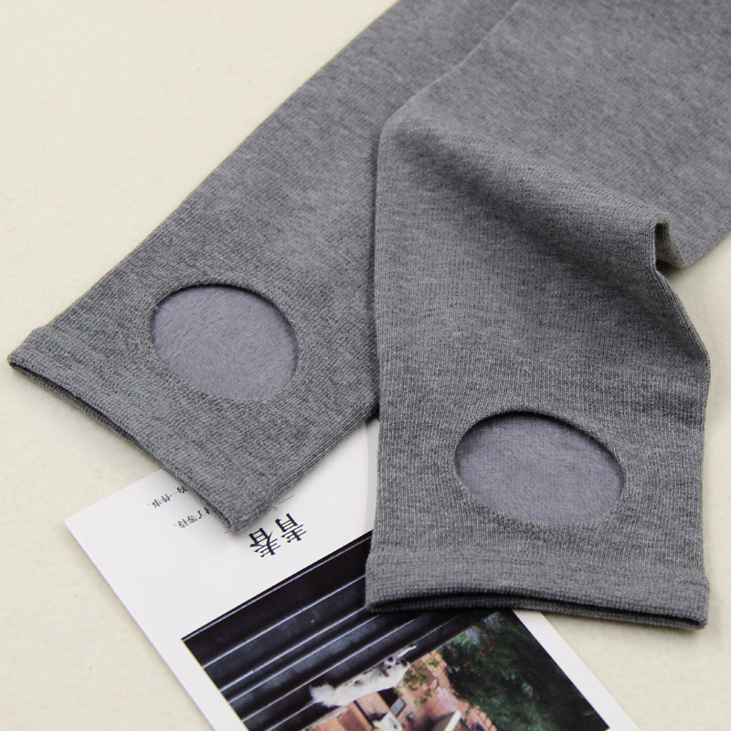 纯棉女薄绒螺纹烟灰色连袜打底裤秋冬季竖条纹踩脚显瘦加绒连裤袜,淘宝优惠券,粉丝福利购,淘宝优惠卷