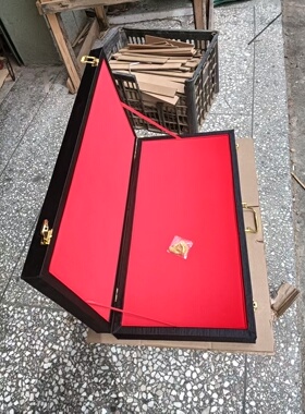 高档首饰箱纪念品收藏徽章勋章收纳各种展示盒金属别针佛牌摆放饰