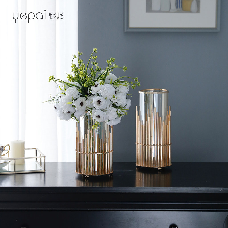 轻奢仿真花装饰摆件假花高档室内客厅餐桌绢花玄关摆件茶几电视柜,淘宝优惠券,粉丝福利购,淘宝优惠卷