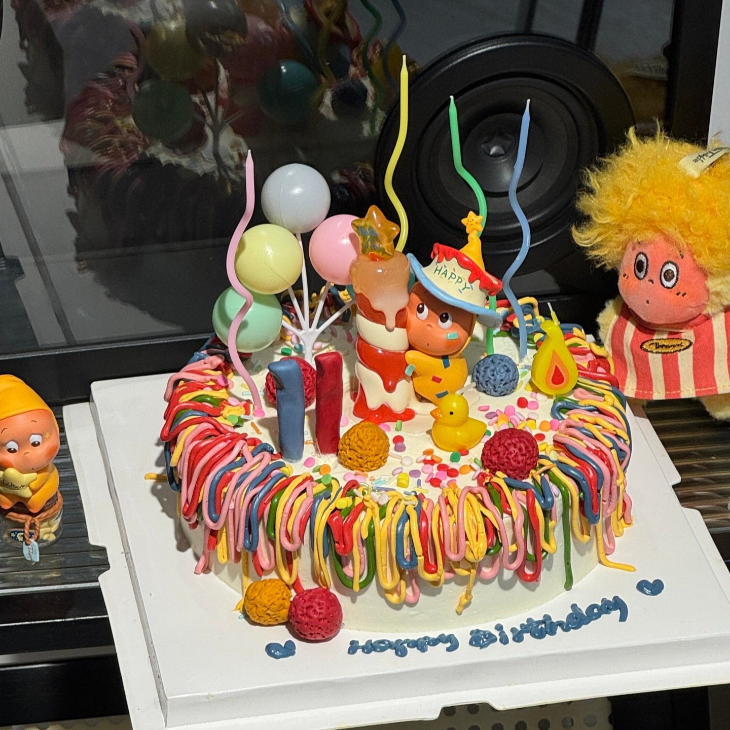 网红蜡烛星星人蛋糕装饰摆件多色小球儿童生日烘焙装扮插件配件,淘宝优惠券,粉丝福利购,淘宝优惠卷