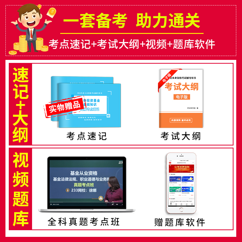 基金从业资格考试教材2024版官方推荐用书证券投资基金基础知识法律法规历年真题试卷基金从业资格考试题库2024私募股权全套习题库-图0