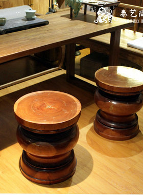 创意花几客厅花园摆件实木艺术