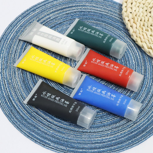 傲星版画水性油墨20ml50ml版画工具印油印刷木刻雕刻凹凸版画颜料 - 图0