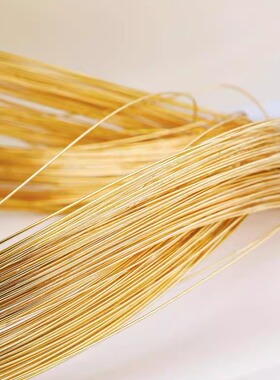 14K包金保色造型半硬线绕线铜线