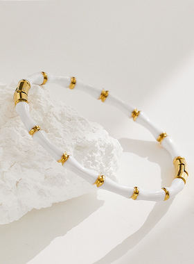 欧美手镯钛钢时尚女B145