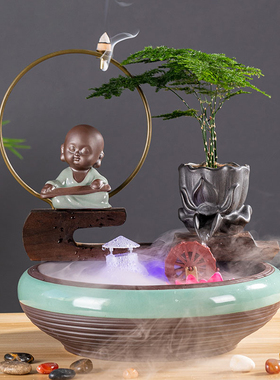 办公室桌面家居客厅鱼缸开业礼品