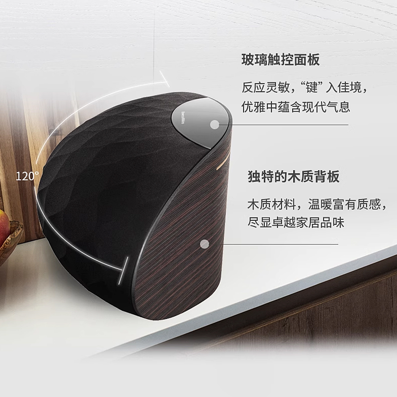 B&W宝华韦健Wedge无线蓝牙音箱 家用桌面音箱 高音质无线HiFi音响