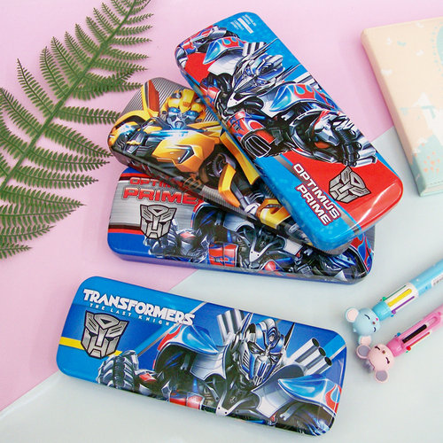 学生文具盒迪士尼冰雪奇缘公主双层铁铅笔盒可爱多功能创意笔盒 - 图2