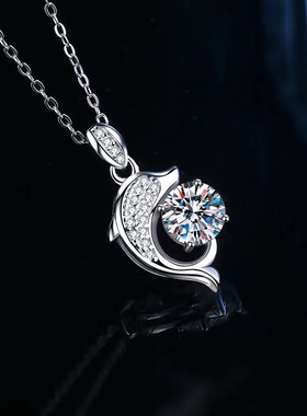 六和女式925银时尚首饰莫桑石