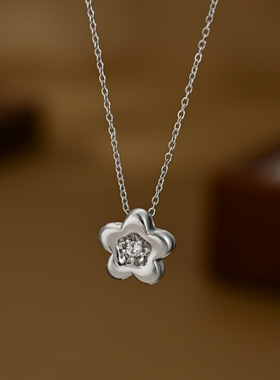 真金电镀微镶锆石气质锁骨链