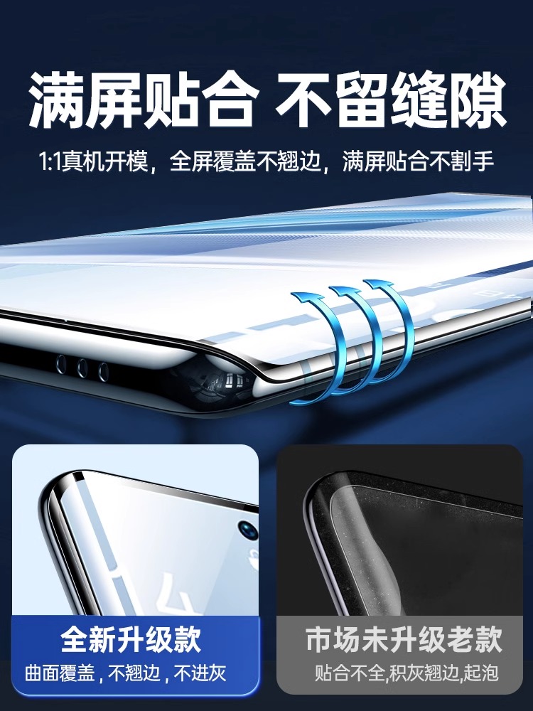 适用opporeno10手机膜reno10pro钢化水凝膜opporeon防窥膜opρoreno十曲面0ppo+新款防窥reon陶瓷膜oppo曲屏 - 图0