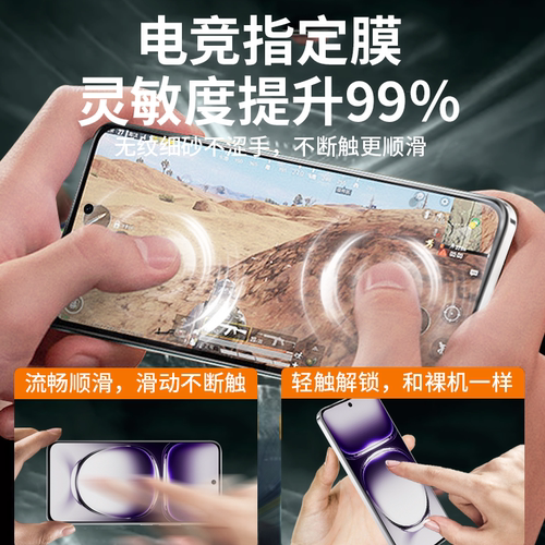 适用opporeno12手机膜14reno10pro水凝磨砂膜9reon13/11防窥膜8+7新款6se5曲面屏5k十适用oppo防窥全屏保护贴 - 图1