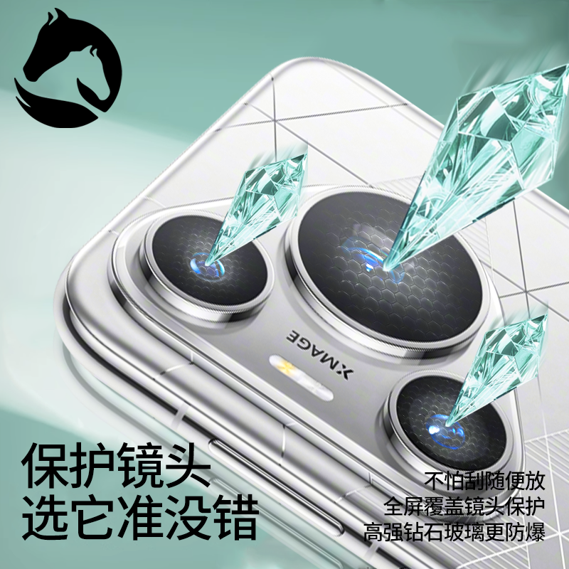 适用华为pura70pro镜头膜pura70摄像头膜p70ultra手机后镜头保护膜+全包一体式pure新款por十钢化镜片u秒贴膜 - 图2