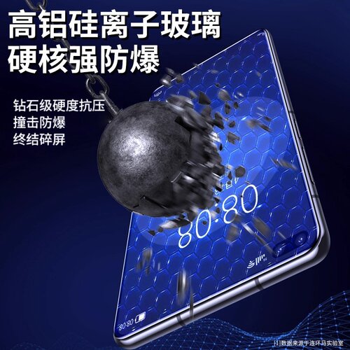连环马适用华为p40钢化膜p30手机膜p20防窥膜pro全屏覆盖抗蓝光护眼pr0全包防摔高清防偷窥玻璃防指纹全包边 - 图1