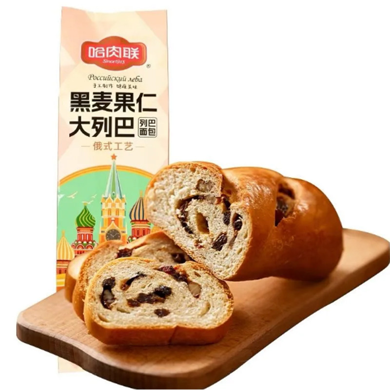 果仁列巴大列巴烘培面包300g/个 燕麦味原味夹心列巴面包,淘宝优惠券,粉丝福利购,淘宝优惠卷