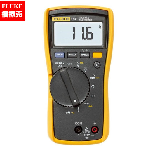 FLUKE福禄克高精度数字万用表F115C万能表F116C电工多用表F117C - 图0