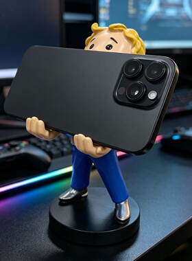 Vault Boy 辐射小子摆件手机支架耳机收纳架游戏手柄置架桌面装饰